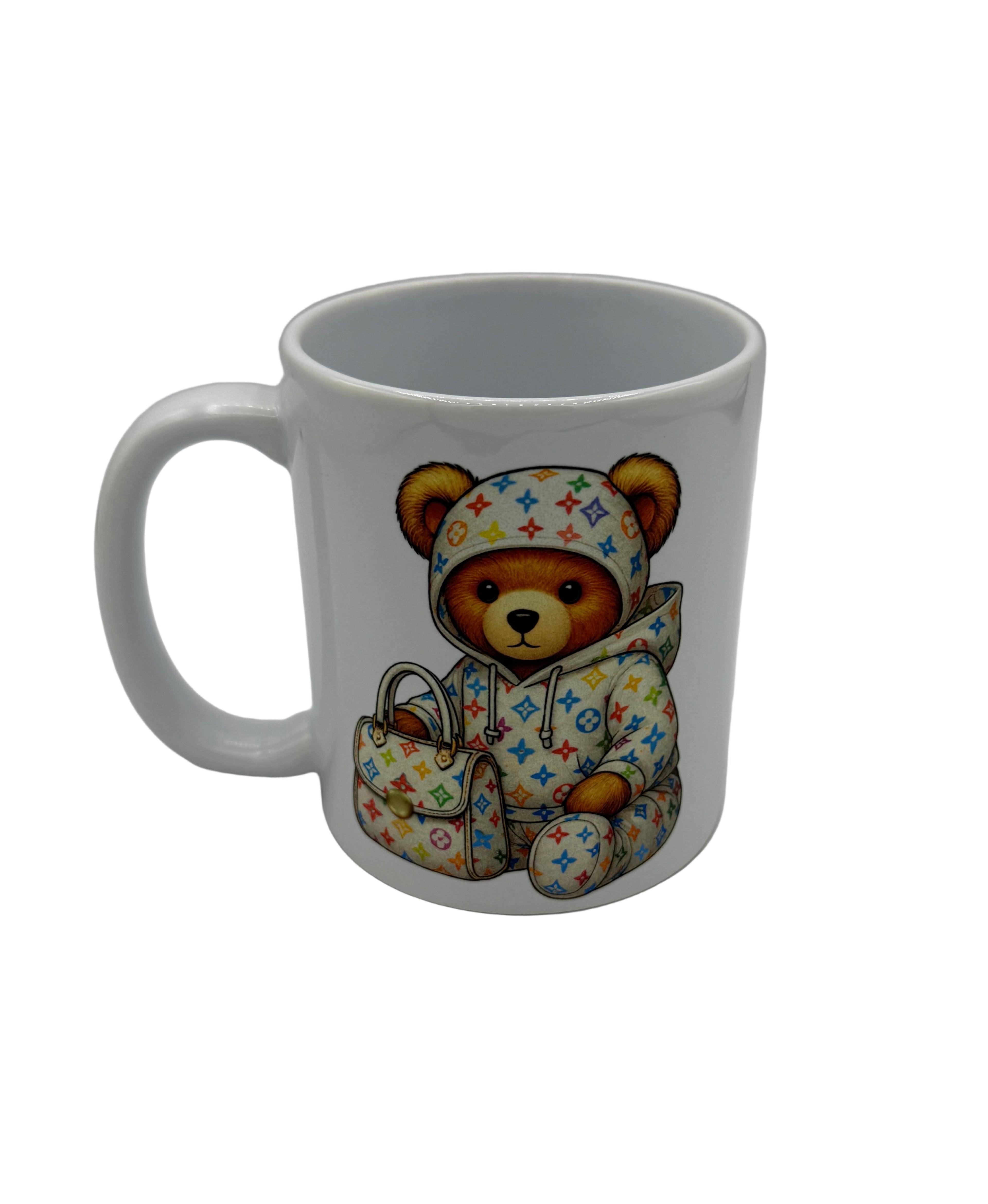 Luxury Bear Monogram Design Mug